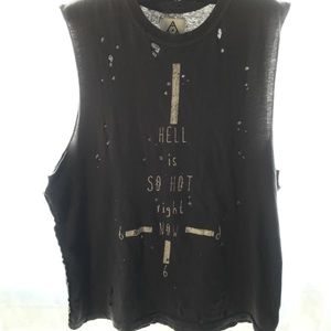 Unif Hell is Hot tee